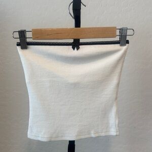 Edikted White Crop Top